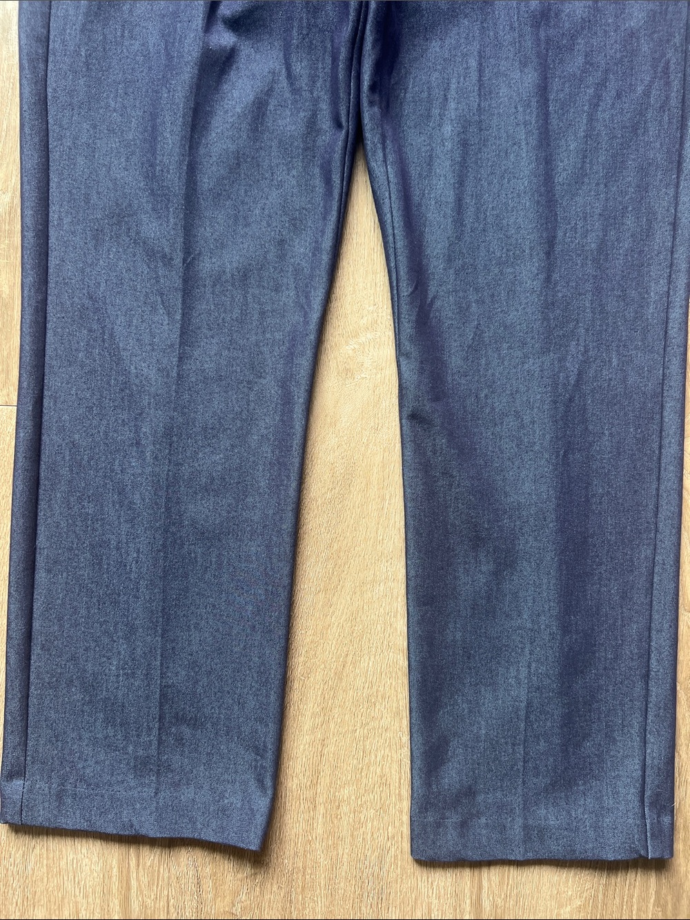 ELLE Women’s Blue High Waist Stretch Ankle Trousers Size 4 - Picture 3 of 15